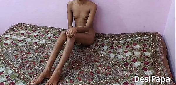  Petite Indian teenie wakes up and fucks extremely hard with dirty desi hindi talking